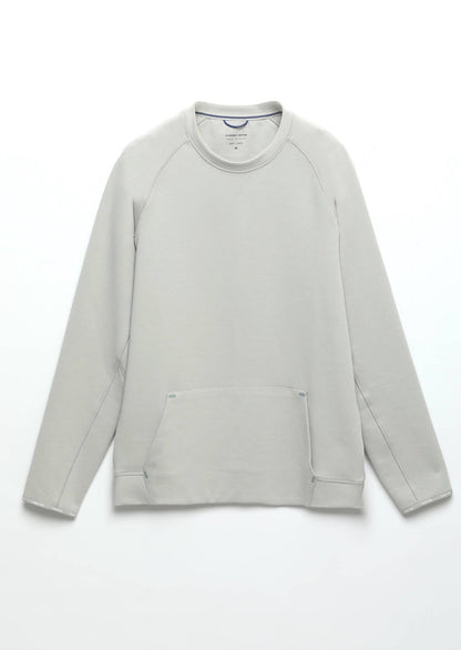 Einfarbiger Pullover mit Rundhalsausschnitt