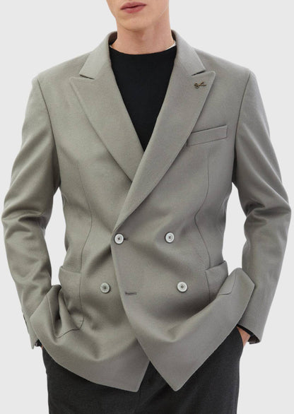 Schlichte, bequeme Jacke aus 100 % Wolle