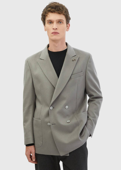 Schlichte, bequeme Jacke aus 100 % Wolle