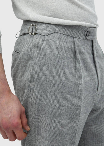 Gewebte Freizeithose aus Wollmischgewebe