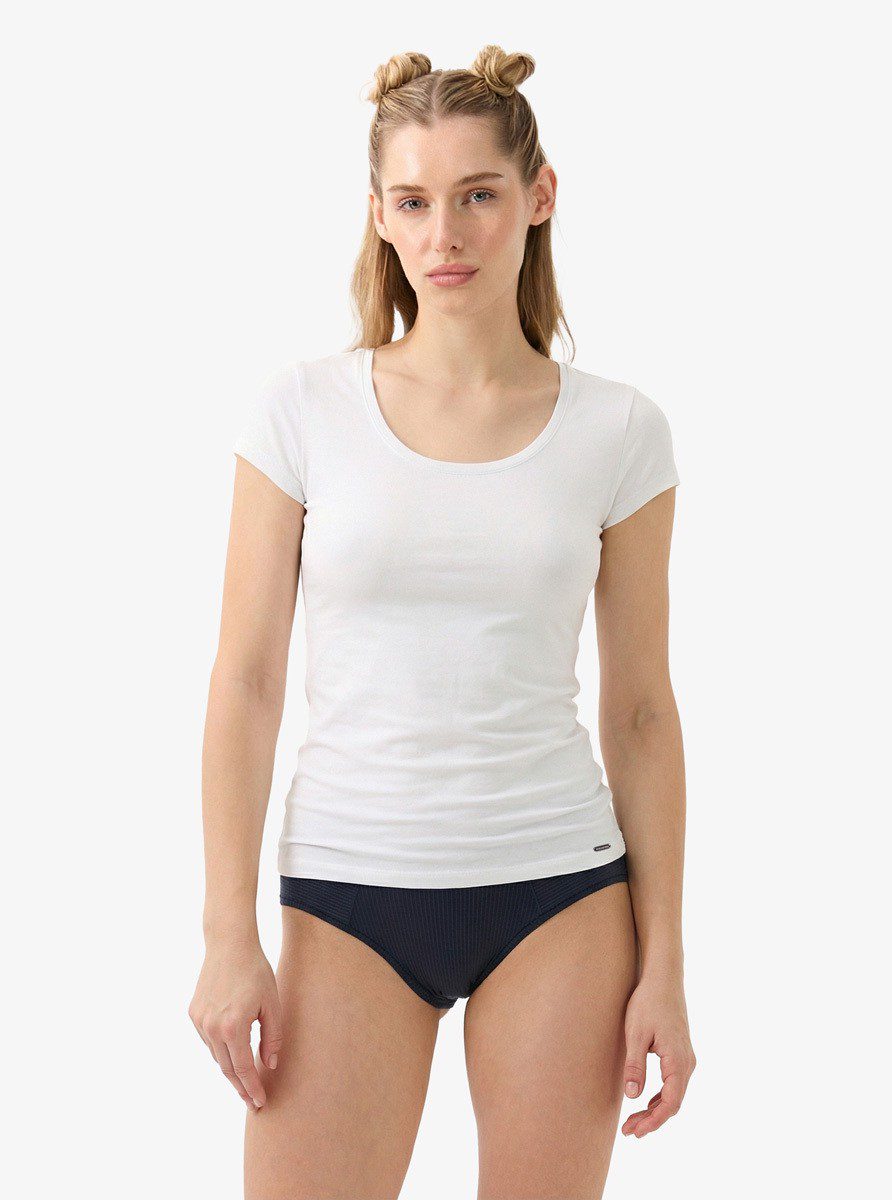 Damen T-Shirt Silber 1622 - Weiß