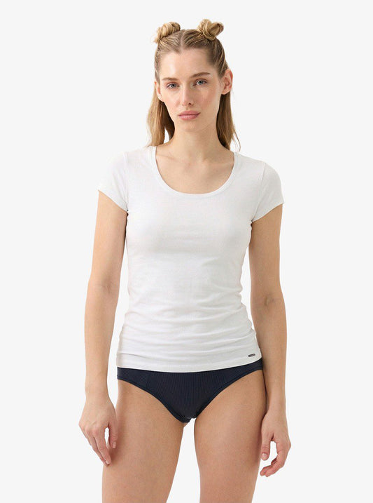 Damen T-Shirt Silber 1622 - Weiß