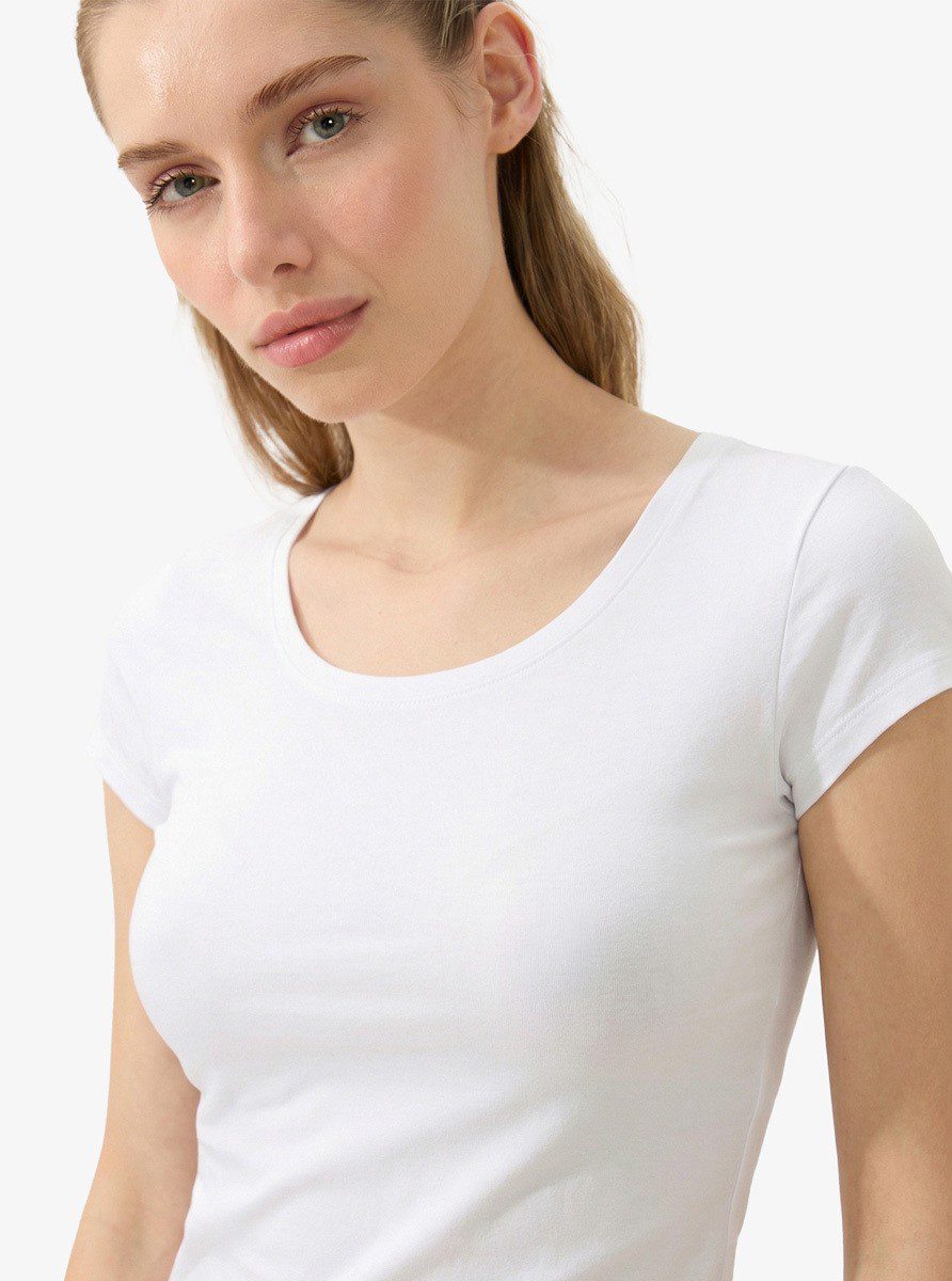 Damen T-Shirt Silber 1622 - Weiß