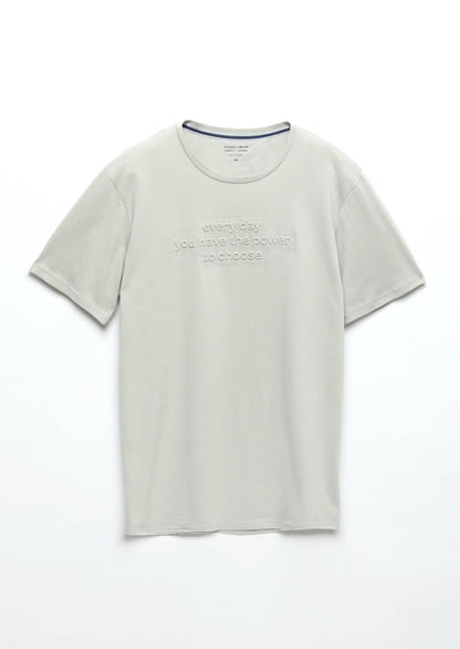 Bedrucktes T-Shirt mit Rundhalsausschnitt aus 100 % Baumwolle