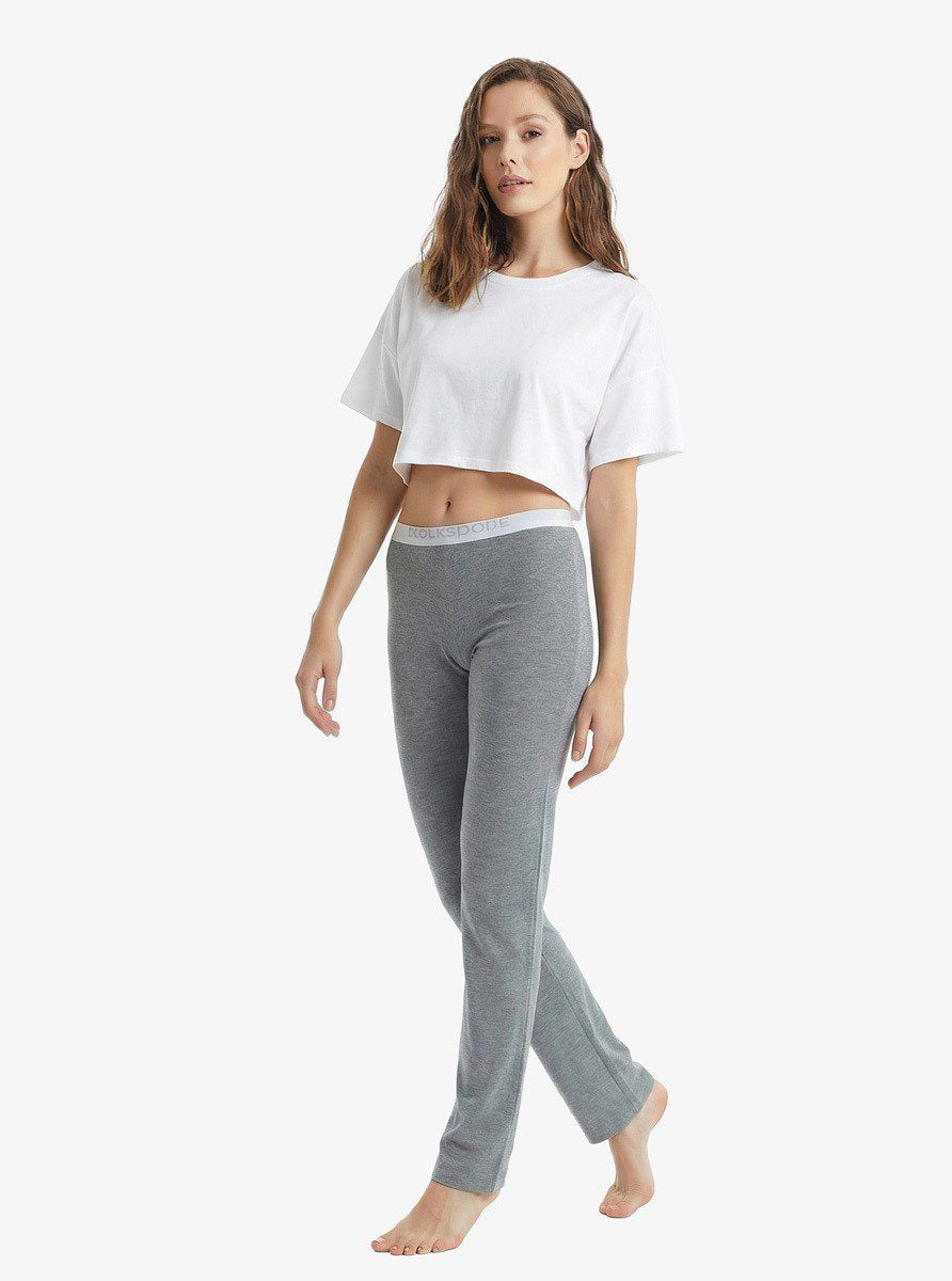 Damen Schlafanzughosen Silber 1625 - Grau Mix