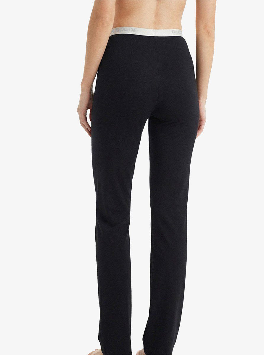 Damen Silber 1625 Schwarze Schlafhose