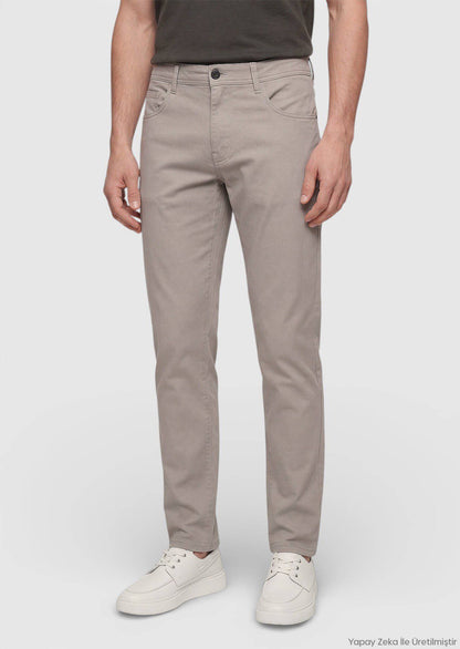 Vizon Slim Fit Baumwollmischung Alltagshose