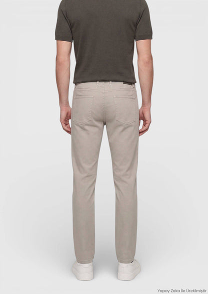 Vizon Slim Fit Baumwollmischung Alltagshose
