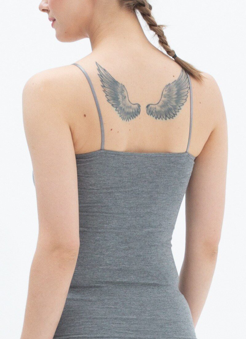Damen Silber Top 1628 - Grau Mix
