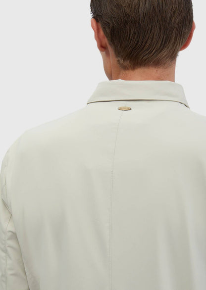 Blazer mit sandfarbenem Besatz