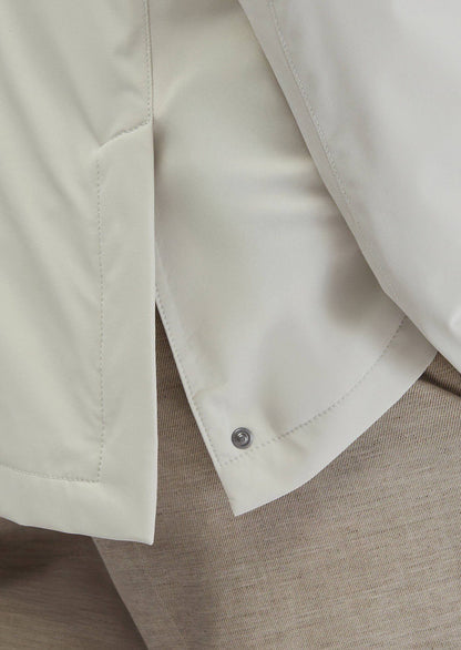 Blazer mit sandfarbenem Besatz