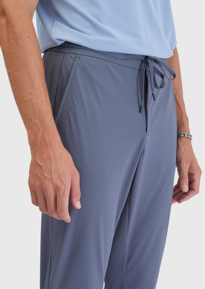 Blaue, gewebte Jogginghose für den Alltag