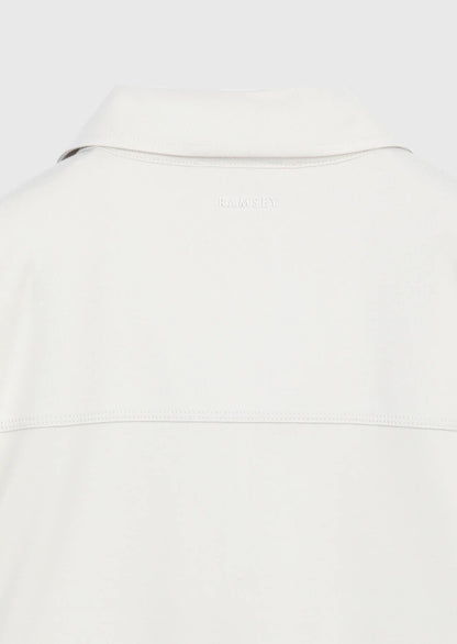 Stone Flat Polo Neck T-Shirt