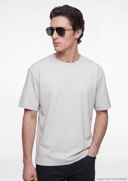 Stone Rundhals-T-Shirt