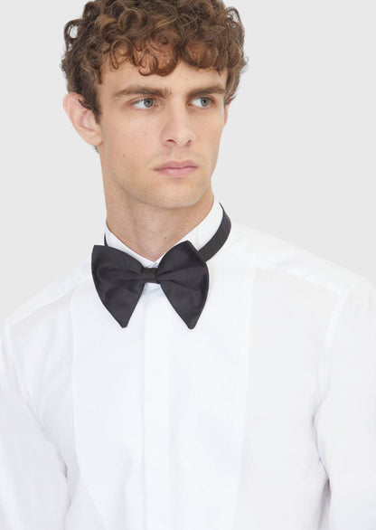 Weiße Tuxedo Hemden mit Doppelmanschette