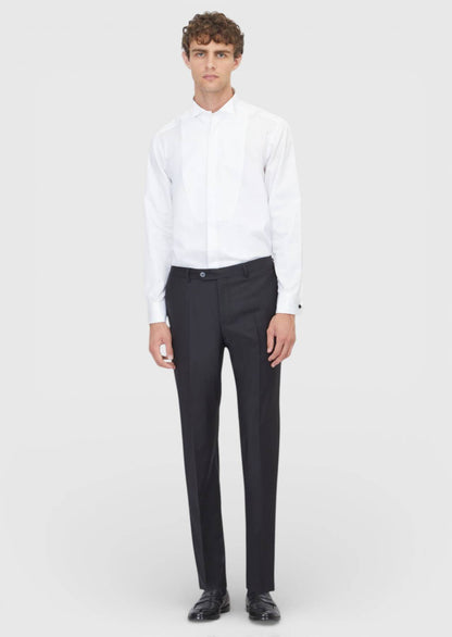 Weiße Tuxedo Hemden mit Doppelmanschette