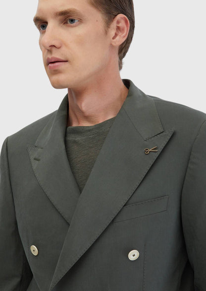 Slim Fit Haki Jacke