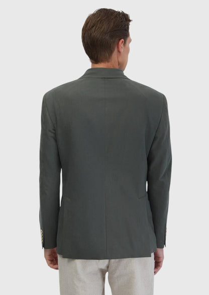 Slim Fit Haki Jacke
