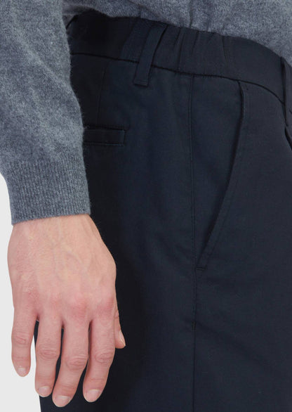 Schwarze Jogginghose aus Baumwollmischgewebe