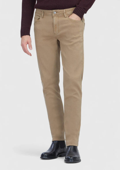 Mink Strickhose, schmal geschnitten, lässig, aus Baumwollmischgewebe