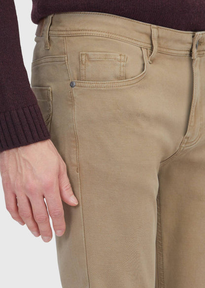 Mink Strickhose, schmal geschnitten, lässig, aus Baumwollmischgewebe