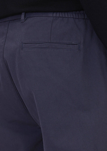 Jogginghose aus Baumwollmischgewebe mit Hartkohle-Webart