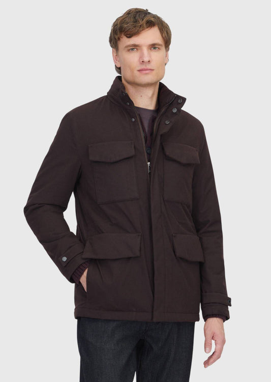 Burgunderfarbener Blazer in regulärer Passform
