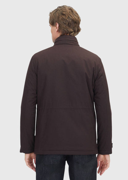 Burgunderfarbener Blazer in regulärer Passform