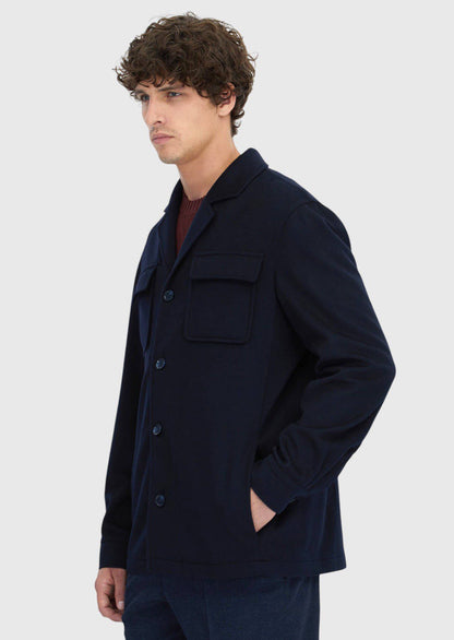 Marineblaues Overshirt
