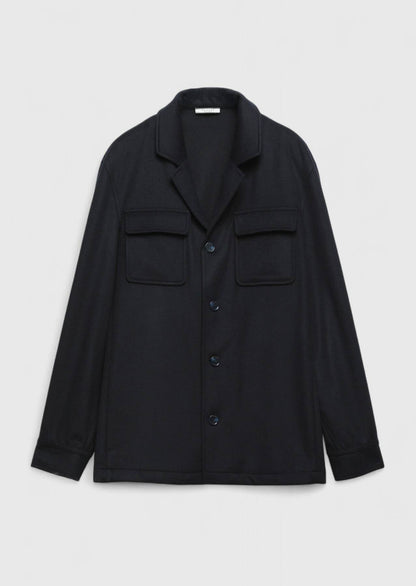 Marineblaues Overshirt