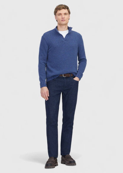 Indigo Strickwaren Sweatshirt