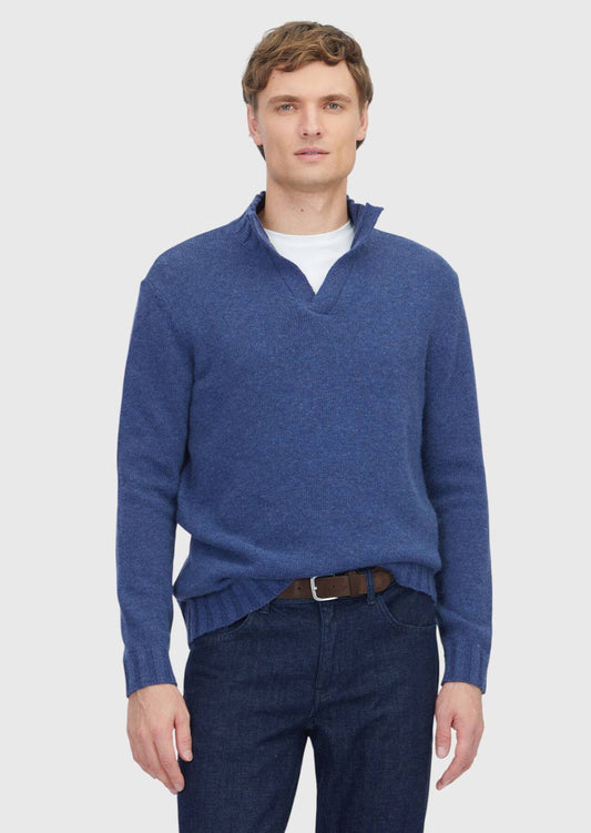 Indigo Strickwaren Sweatshirt