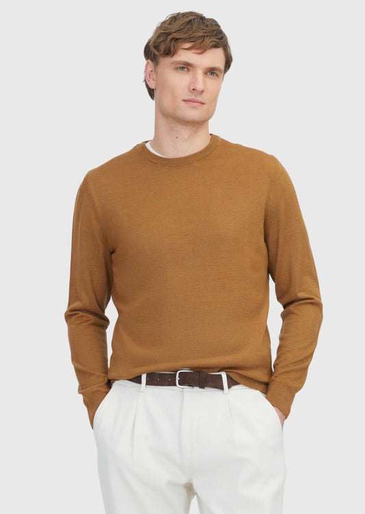 Buff Strick-Sweatshirt
