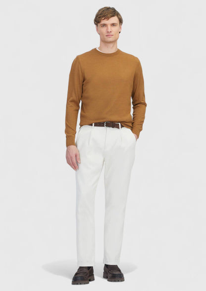Buff Strick-Sweatshirt