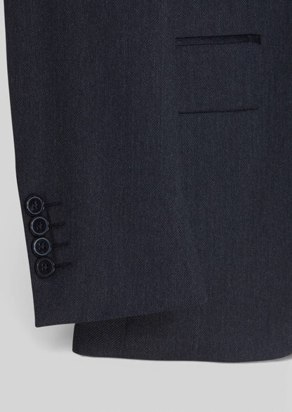 Hartkohle Schlicht Modern Fit 100% Wolle Anzug