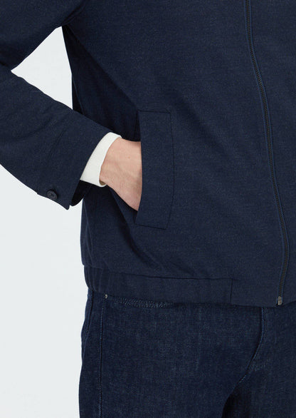 Marineblaue Hemdjacke