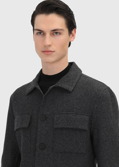 Blazer in der Farbe Hard Coal Regular Fit