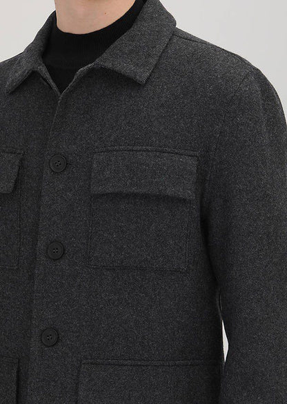 Blazer in der Farbe Hard Coal Regular Fit