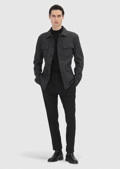 Blazer in der Farbe Hard Coal Regular Fit
