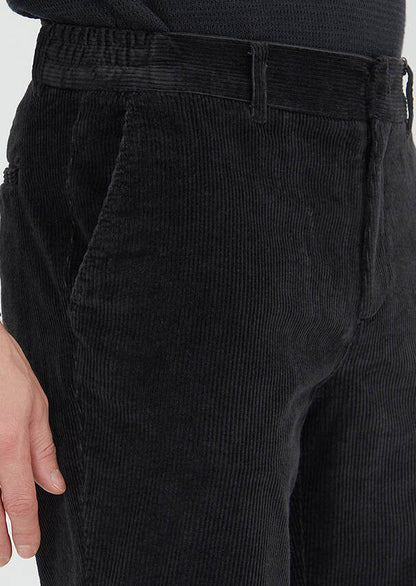 Jogginghose aus Baumwollmischgewebe mit Hartkohle-Webart