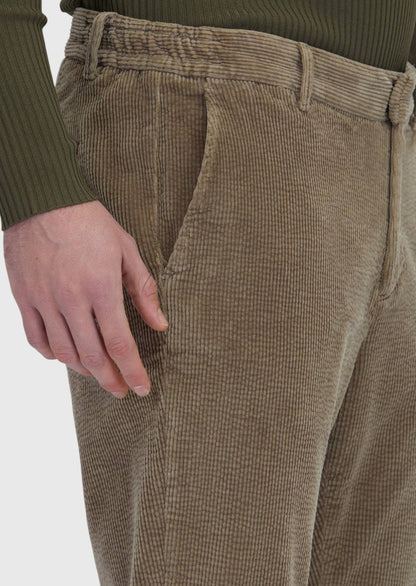Jogginghose aus Baumwollmischgewebe mit Mink-Webmuster