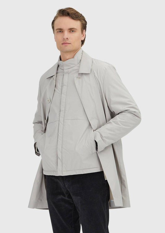 Sandy Regular Fit Hemdkragen Freizeit Regenmantel