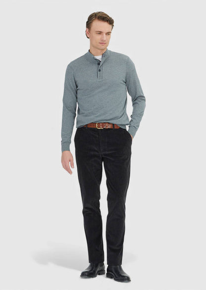 Graues Strick-Sweatshirt