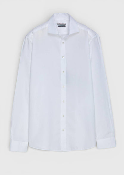 Weißes Casual Fit 100% Baumwollhemd