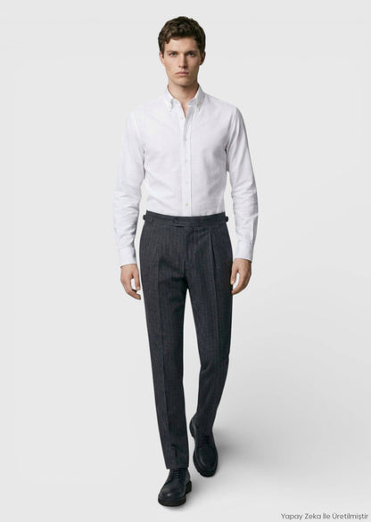 Kohlenstoff Gewebe Weiche Casual Hose