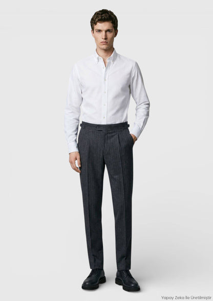 Kohlenstoff Gewebe Weiche Casual Hose
