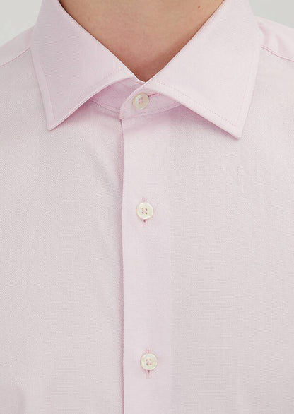 Rosa Regular Fit Baumwollhemd 100%