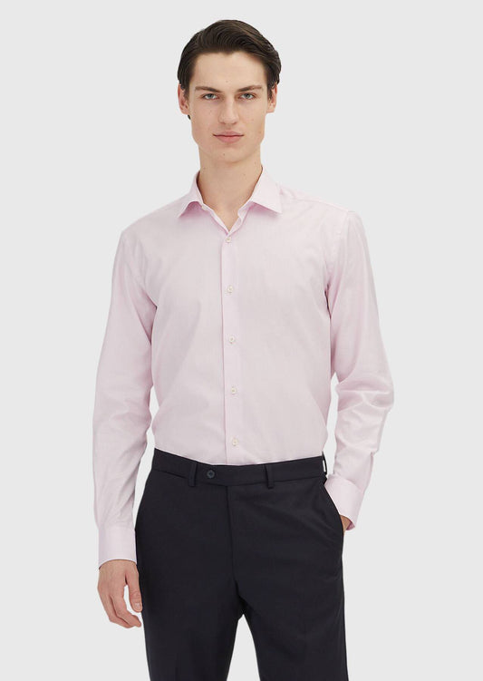 Rosa Regular Fit Baumwollhemd 100%