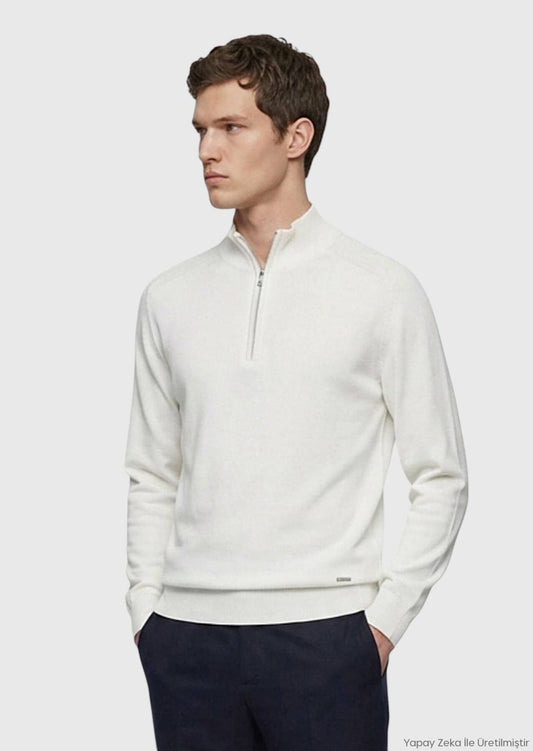 Ecru Strickpullover