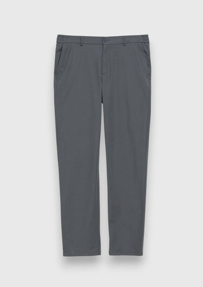 Grau Gewebte Jogginghose Baumwollmix
